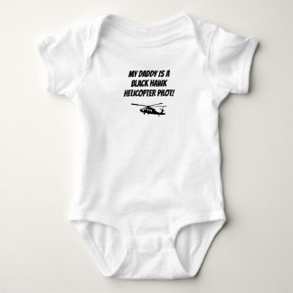 Baby Daddy Black Hawk Helicopter Pilot Military Bodysuit
