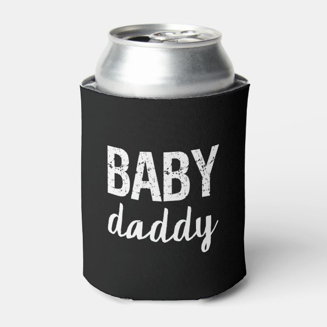 Baby Daddy funny saying can cooler (Can Front)