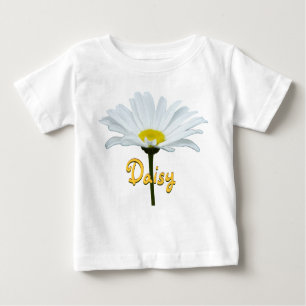 Baby Daisy T-shirt Personalised Daisy Baby Shirt