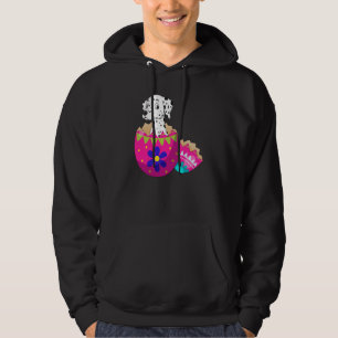 Baby Dalmatian Hatching From Easter Egg Easter Day Hoodie