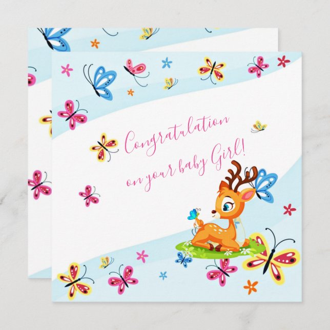 Baby dear (deer) custom   (Front/Back)