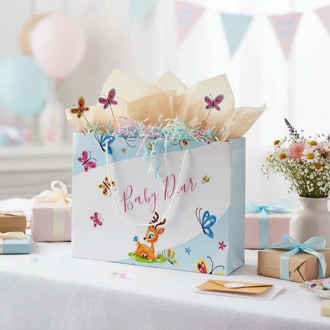 Baby dear (deer) custom large gift bag (Creator Uploaded)