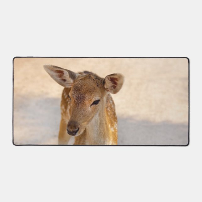 Baby Deer Desk Mat (Front)