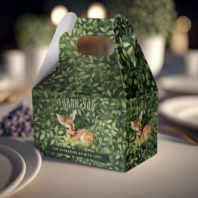 Baby Deer Foldable Favour Gift Box Baby Shower (Creator Uploaded)