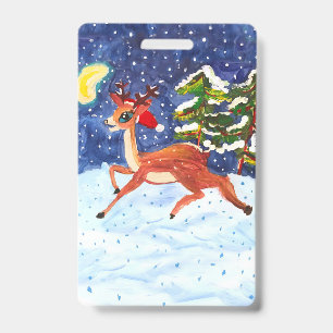 Baby Deer ID Badge