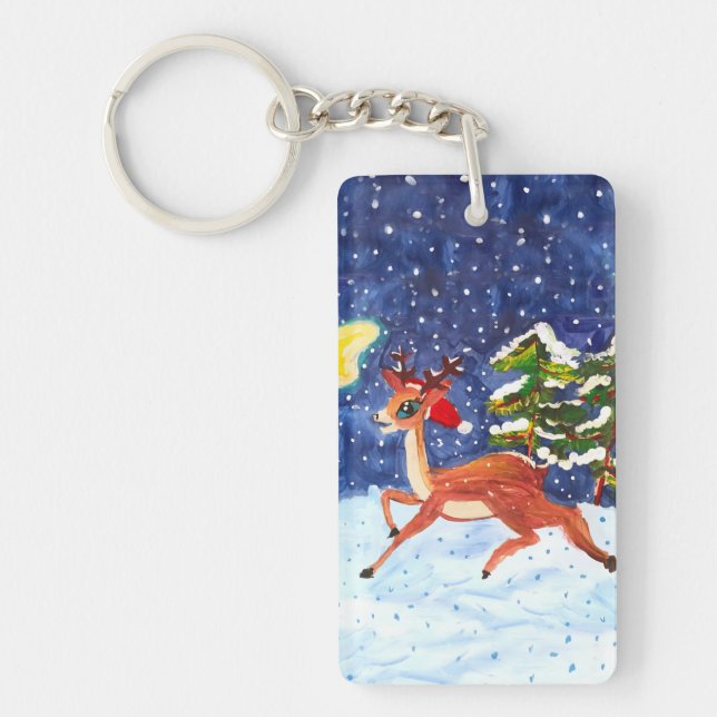 Baby Deer Key Ring (Front)