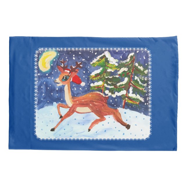 Baby Deer Pillowcase (Back)