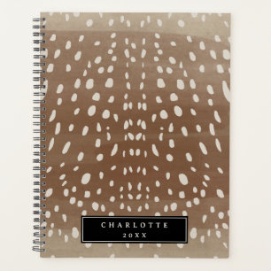 Baby Deer Spots Animal Print Pattern Planner