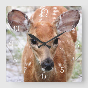 Baby Deer Wall Clock