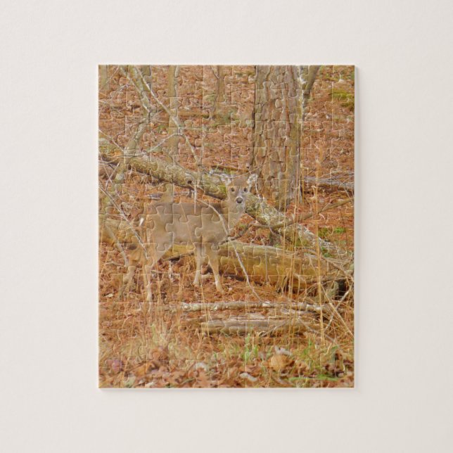 Baby Deer's First  winter Jigsaw Puzzle (Vertical)