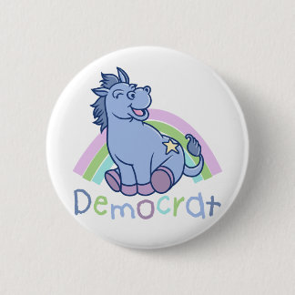 Baby Democrat Donkey 6 Cm Round Badge