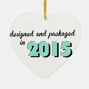 Baby Designed and Packaged In 2015 Ceramic Tree Decoration
