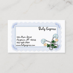 Baby Diaper Pins Business Card
