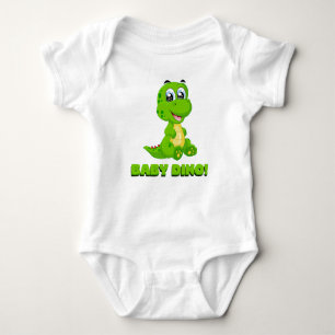 Baby dino baby bodysuit