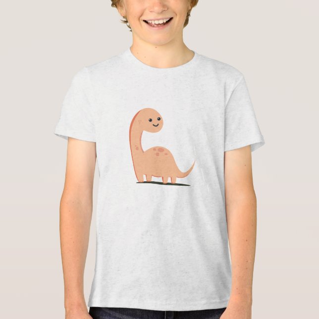 Baby Dino Tri-Blend Shirt (Front)