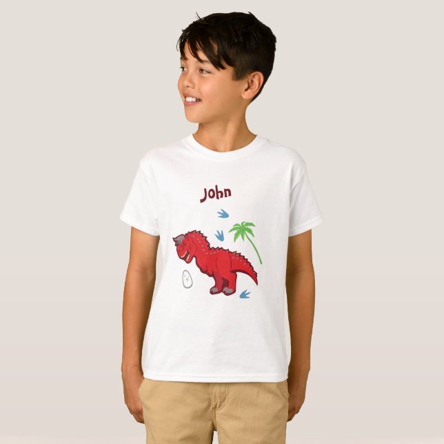 Baby Dinosaur Carnotaurus T-Shirt (Front Full)