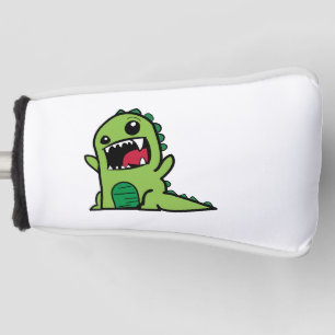 Baby dinosaur cartoon golf head cover