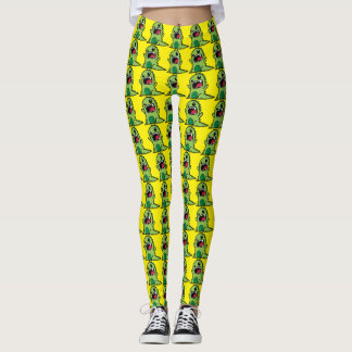 Baby dinosaur cartoon leggings