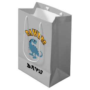 Baby Dinosaur Design - Gift Bag - Medium