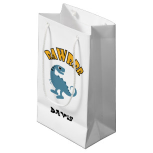 Baby Dinosaur Design - Gift Bag - Small
