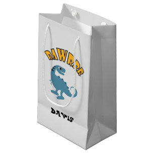 Baby Dinosaur Design - Gift Bag - Small