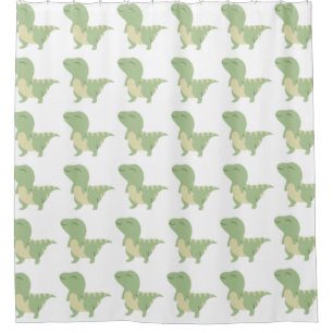 Baby Dinosaur Design Shower Curtain