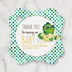 Baby Dinosaur Favour Tags