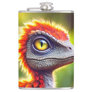 Baby Dinosaur Hip Flask
