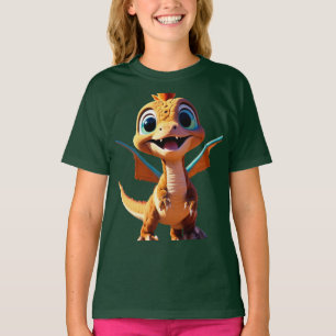 " Baby Dinosaur in Monument Valley " Designed T-Shirt