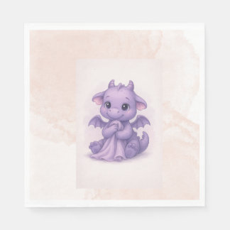 baby dinosaur napkin