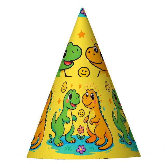 Baby Dinosaur Party Hats 🦖🎉 (Front)