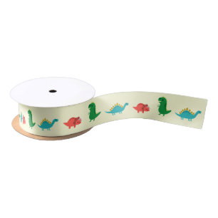 Baby Dinosaurs Satin Ribbon