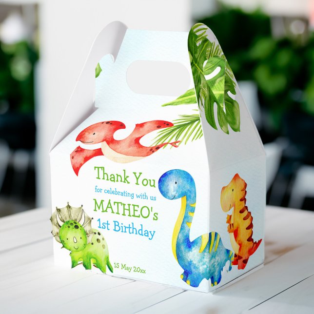 Baby dinosaurs toddler birthday party  favour box (Baby dinosaurs toddler birthday party favor box dino mite party favors cute dinosaurs favors)