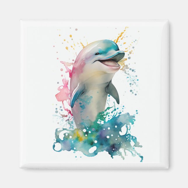 Baby Dolphin Magnet (Front)