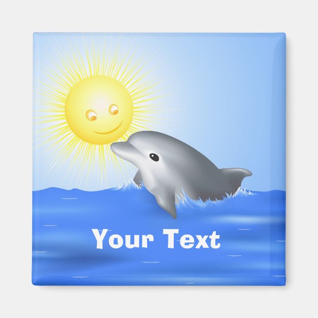 Baby Dolphin Magnet (Front)