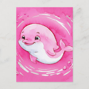 Baby Dolphin Postcard