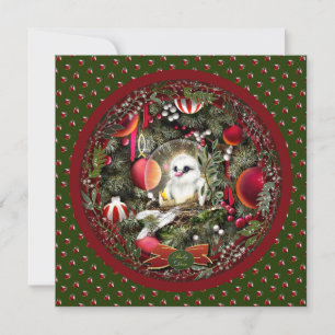 Baby Dove Holiday Card