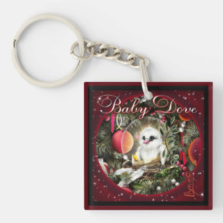 Baby Dove Key Ring