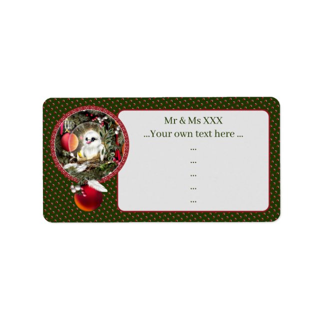 Baby Dove Label (Front)