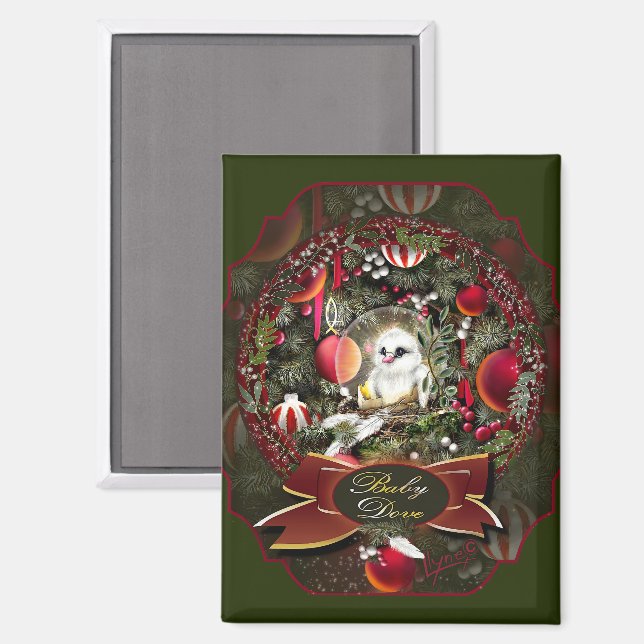 Baby Dove Magnet (Front/Back)