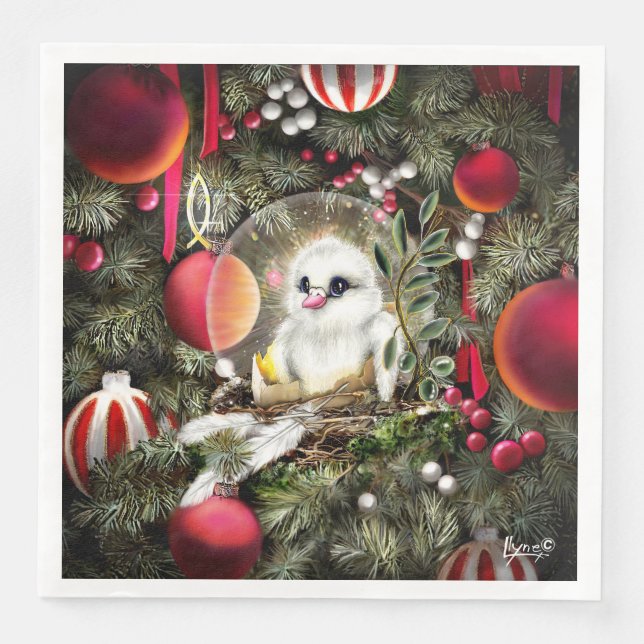 Baby Dove Napkin (Front)