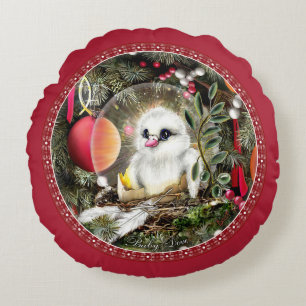 Baby Dove Round Cushion