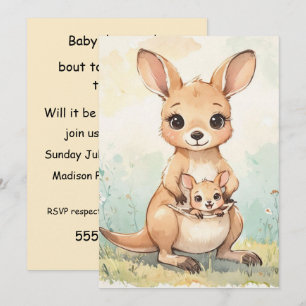 Baby Down Under Shower Invitations