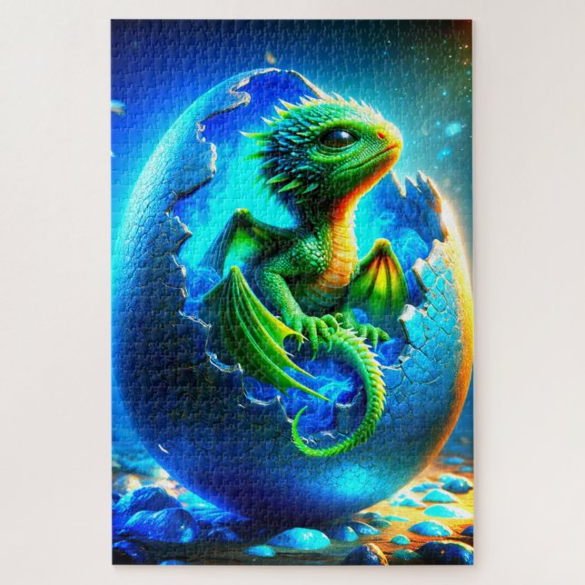 Baby Dragon Jigsaw Puzzle (Vertical)