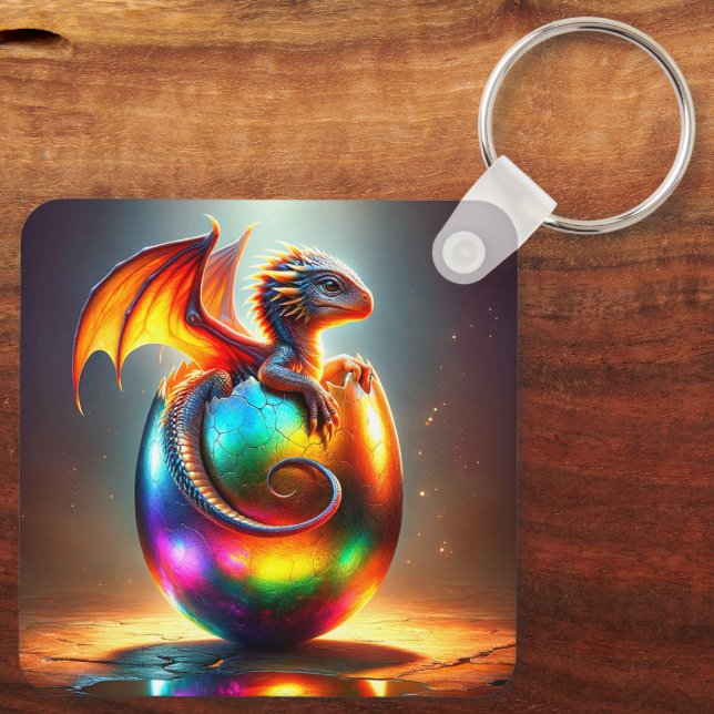 Baby Dragon Key Ring (Back)