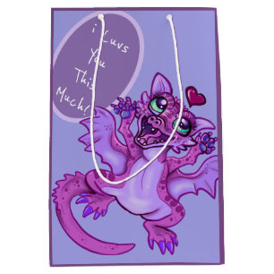 Baby Dragon Love Medium Gift Bag