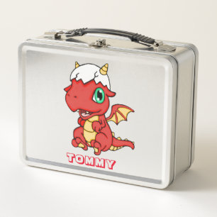 Baby Dragon Metal Lunch Box