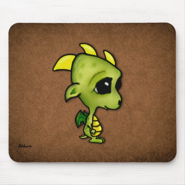 Baby Dragon Mouse Pad (Front)