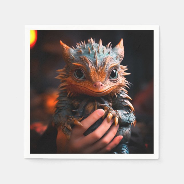 Baby Dragon Napkin (Front)