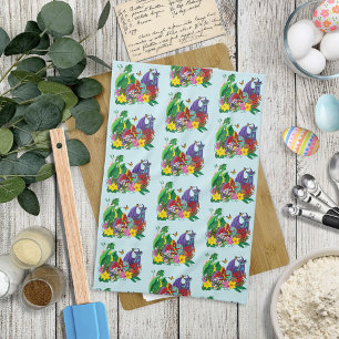 Baby Dragon Nest Fantasy Tea Towel